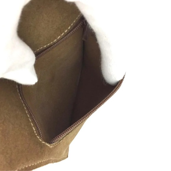 LOEWE Anagram Suede Leather Coin Case - Picture 6 of 8